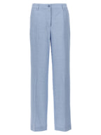 P.A.R.O.S.H. Blue Viscose Casual Pants
