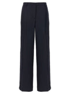 P.A.R.O.S.H. Blue Viscose Casual Pants