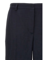 P.A.R.O.S.H. Blue Viscose Casual Pants