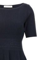 ANTONINO VALENTI Blue Viscose Midi Dress