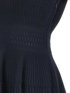 ANTONINO VALENTI Blue Viscose Midi Dress