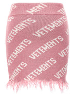 Vetements Multicolor Viscose Long Skirt