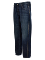 Dolce & Gabbana Blue Cotton Skinny Jeans