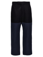 Thom Browne Blue Cotton Casual Pants