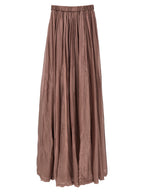 Rick Owens Multicolor Silk Long Dress