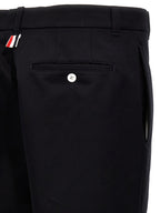 Thom Browne Blue Cotton Casual Pants
