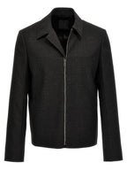 Givenchy Gray Virgin Wool Jacket