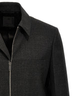 Givenchy Gray Virgin Wool Jacket
