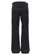 Balenciaga Black Cotton Flared Jeans