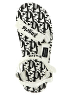 Palm Angels Bicolor Polyester Flat Sandals