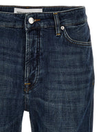 Department 5 Blue Cotton Straight-Leg Jeans