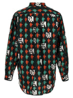 Comme Des Garçons Multicolor Cotton Blouse