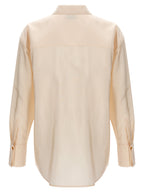 Saint Laurent Beige Acetate Blouse