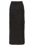Armarium Black Cotton Mini Skirt