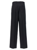 Armarium Black Cotton Casual Pants
