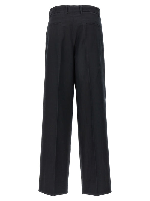 Armarium Black Cotton Casual Pants