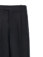 Armarium Black Cotton Casual Pants