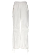 NUDE White Cotton Cargo Pants