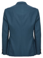 MAURIZIO MIRI Blue Wool Blazer