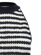 ANTONINO VALENTI Multicolor Cotton Sleeveles T-Shirt