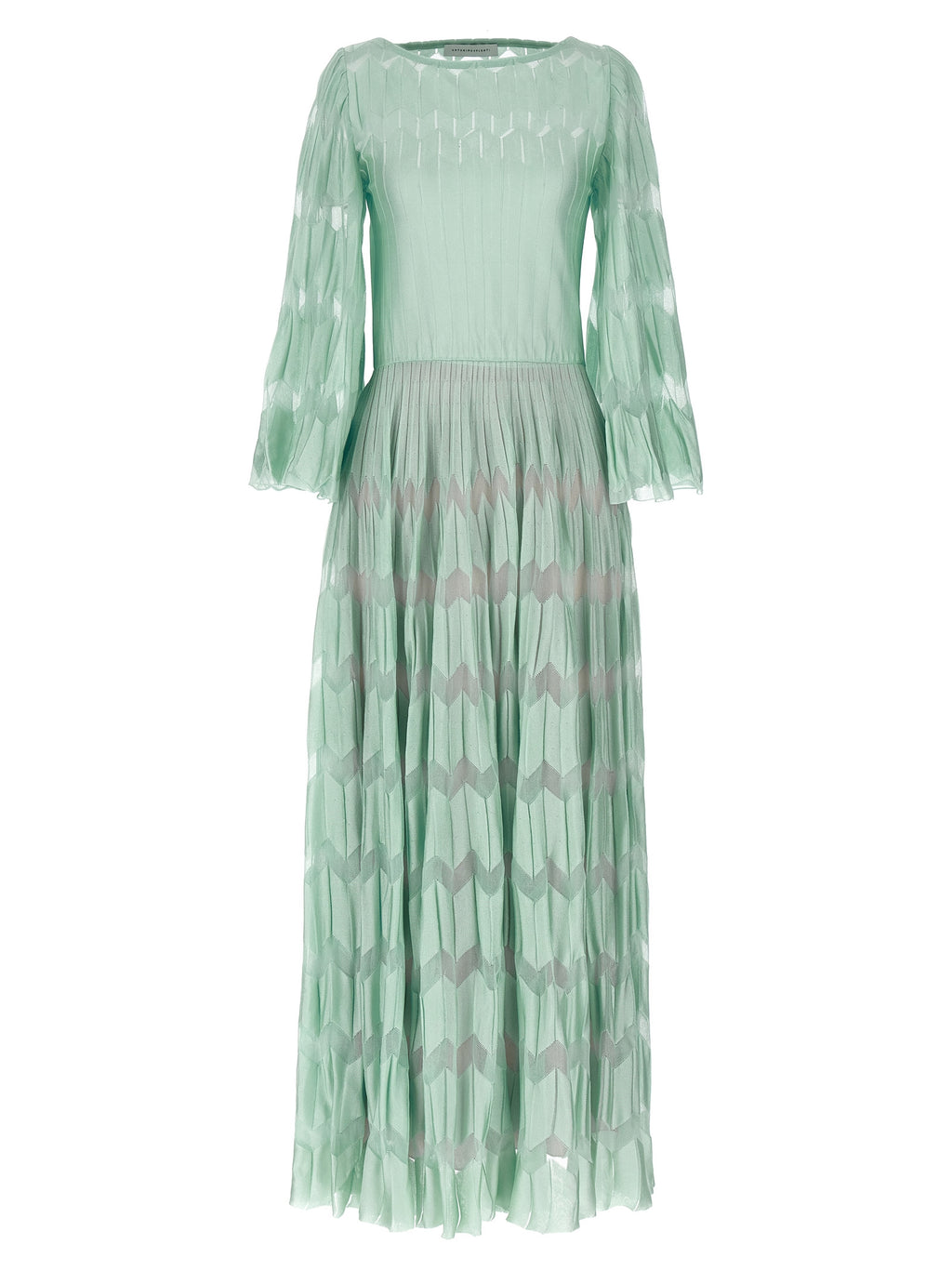 ANTONINO VALENTI Bicolor Viscose Long Dress