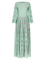 ANTONINO VALENTI Bicolor Viscose Long Dress