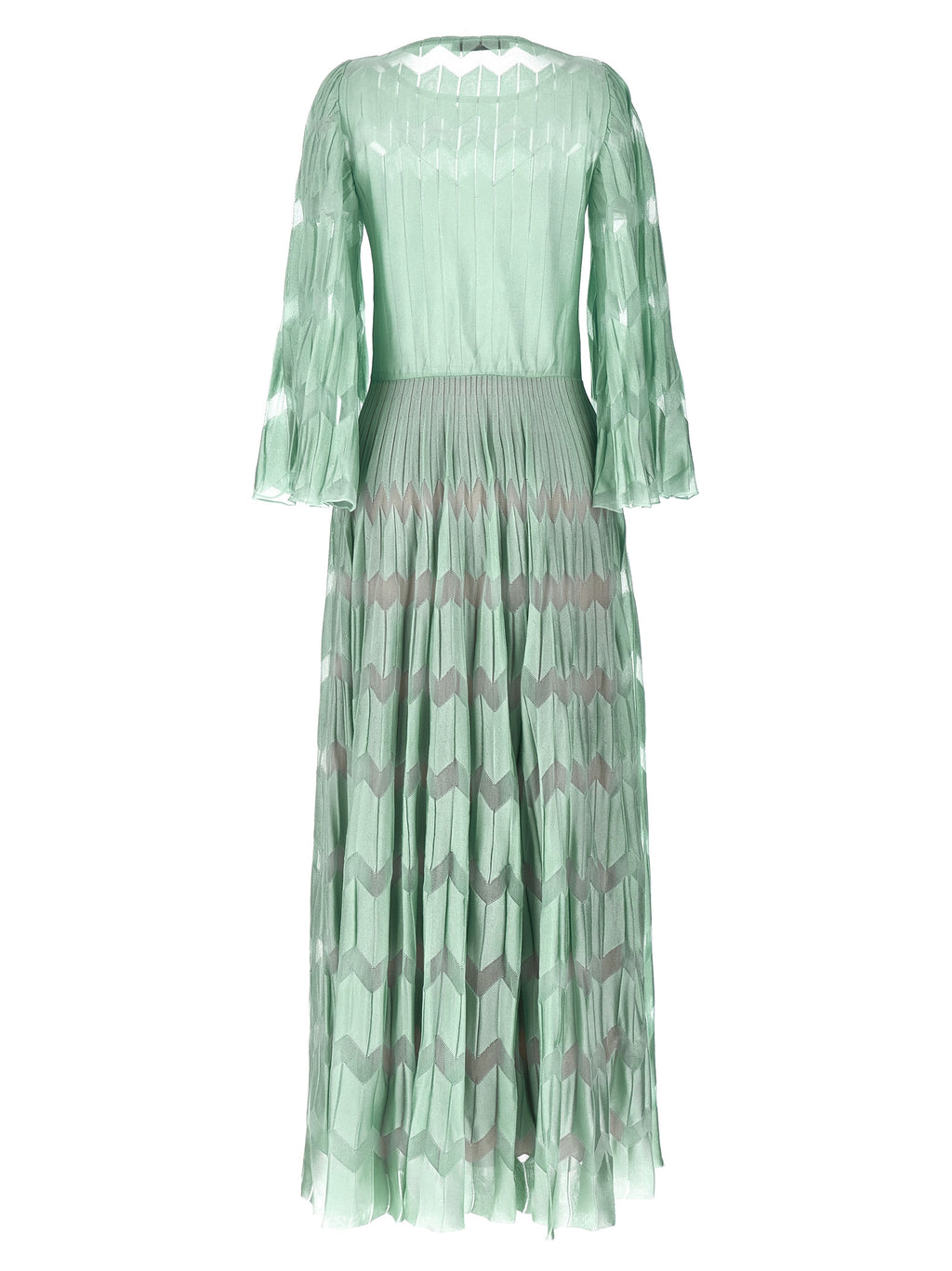 ANTONINO VALENTI Bicolor Viscose Long Dress