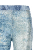 LE TWINS Blue Polyester Cargo Pants