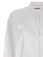Alberto Biani White Cotton Blouse