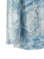 LE TWINS Blue Polyester Blazer