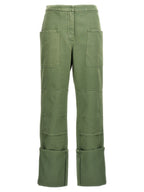 Max Mara Bicolor Cotton Casual Pants