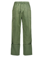 Max Mara Bicolor Cotton Casual Pants