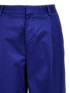 CELLAR DOOR Blue Cotton Casual Pants