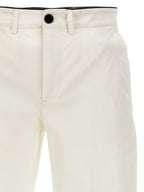 Department 5 White Cotton Casual Pants