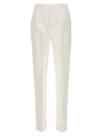 Sportmax White Acetate Dress Pants