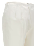 Sportmax White Acetate Dress Pants