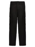 Department 5 Black Cotton Cargo Pants