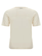 Kiton White Cashmere T-Shirt