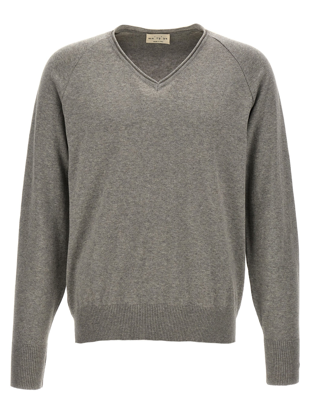MA'RY'YA Gray Cotton Cardigan