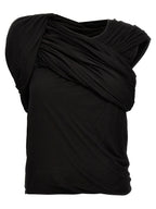 Rick Owens Black Cotton Tank Tops