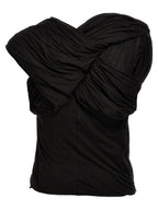 Rick Owens Black Cotton Tank Tops
