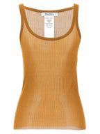 Max Mara Beige Silk Tank Tops