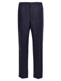 Blaue Hose aus Schurwolle