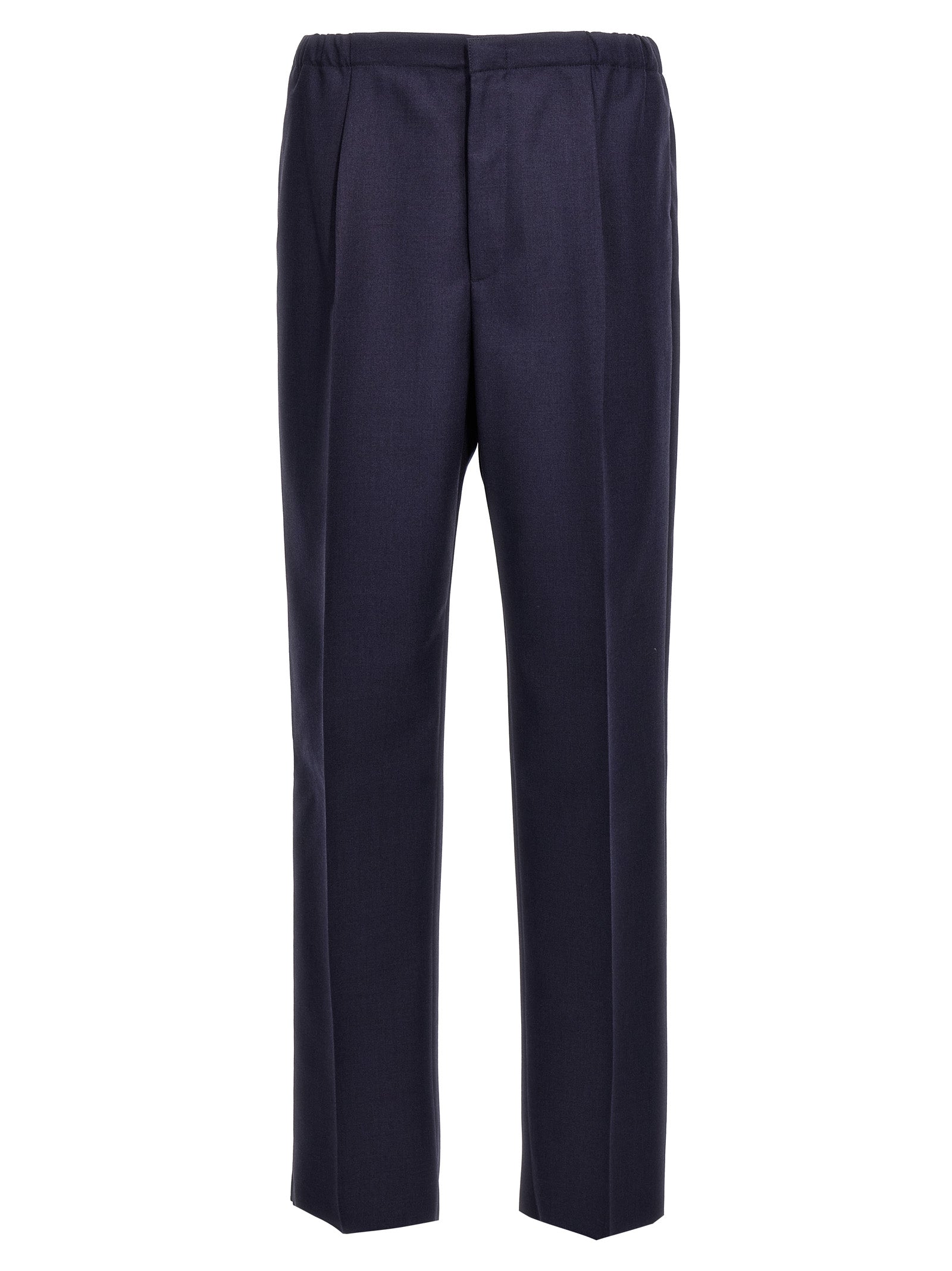 Blaue Hose aus Schurwolle