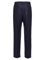 Blaue Hose aus Schurwolle