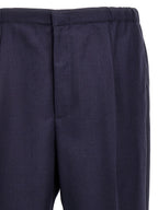Blaue Hose aus Schurwolle