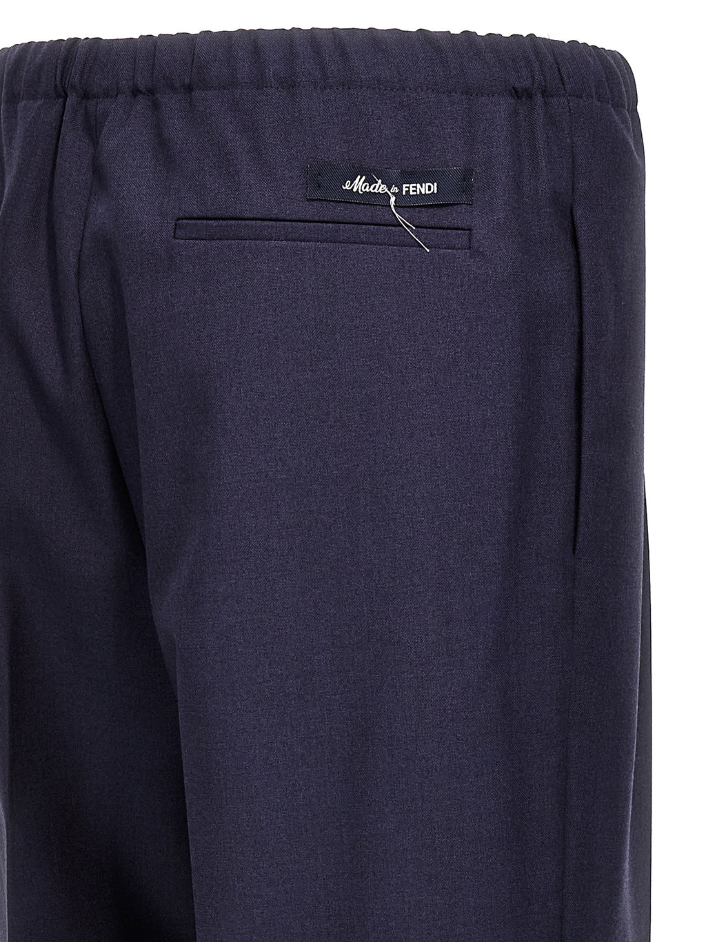 Blaue Hose aus Schurwolle