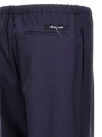 Blaue Hose aus Schurwolle