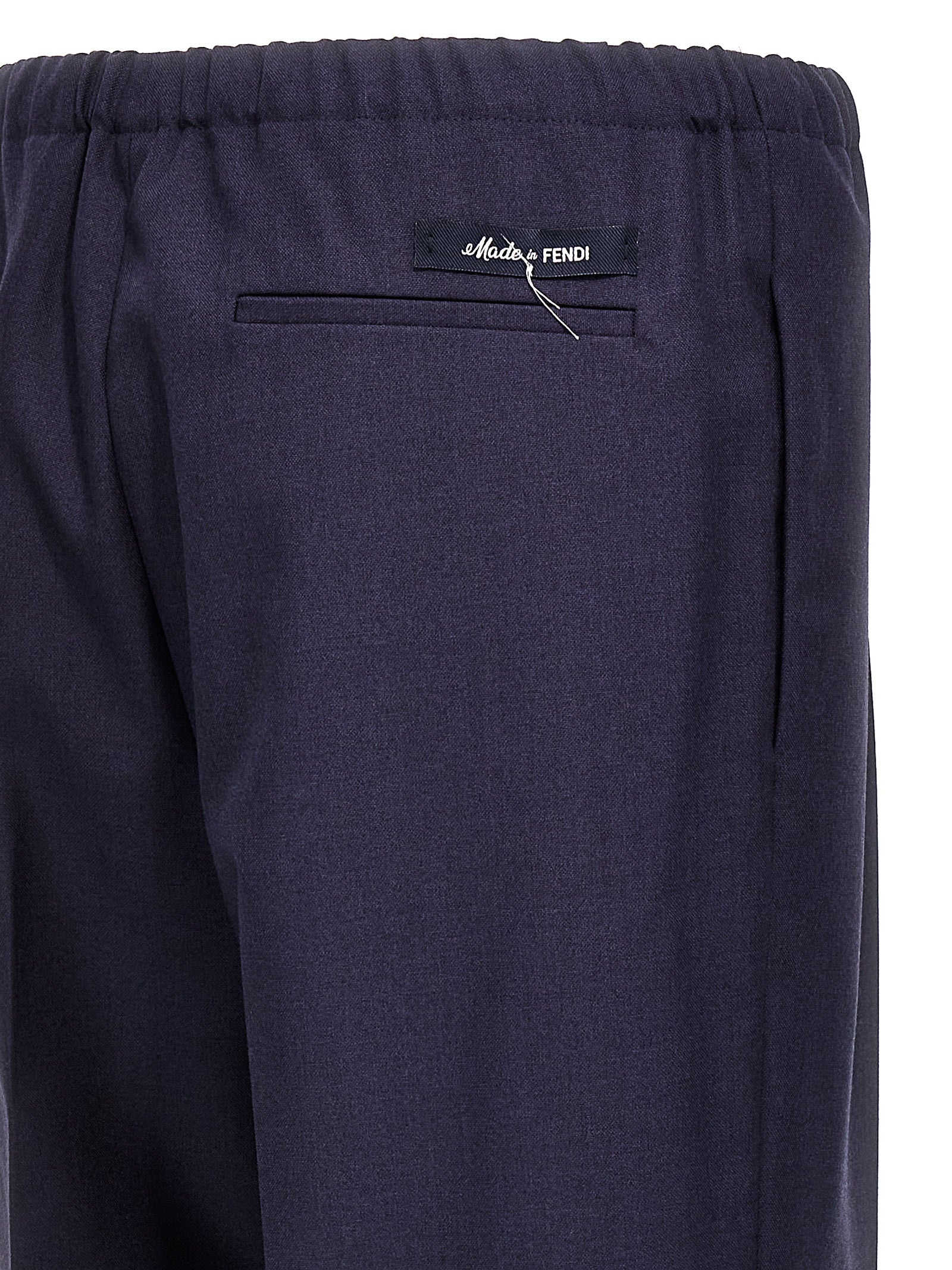 Blaue Hose aus Schurwolle