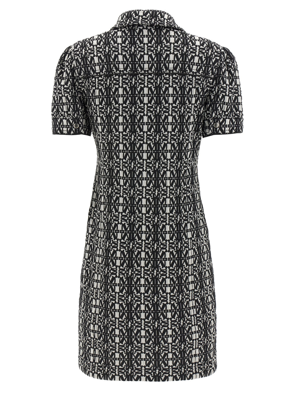 Zweifarbiges Polyester-Kurzkleid